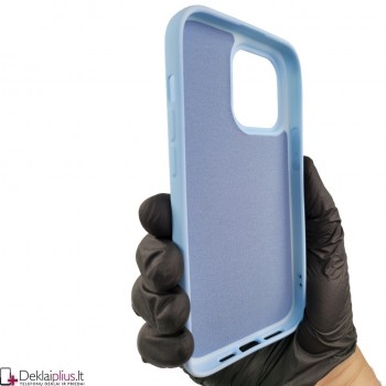 Kieto silikono 2 mm.storio dėklas - sviesiai mėlynas (Apple Iphone 14 Pro Max) Kieto silikono 2 mm.storio dėklas - sviesiai mėlynas (Apple Iphone 14 Pro Max)